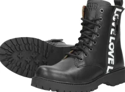 Sub55 Veterschoen hoog Zwart Fashion
