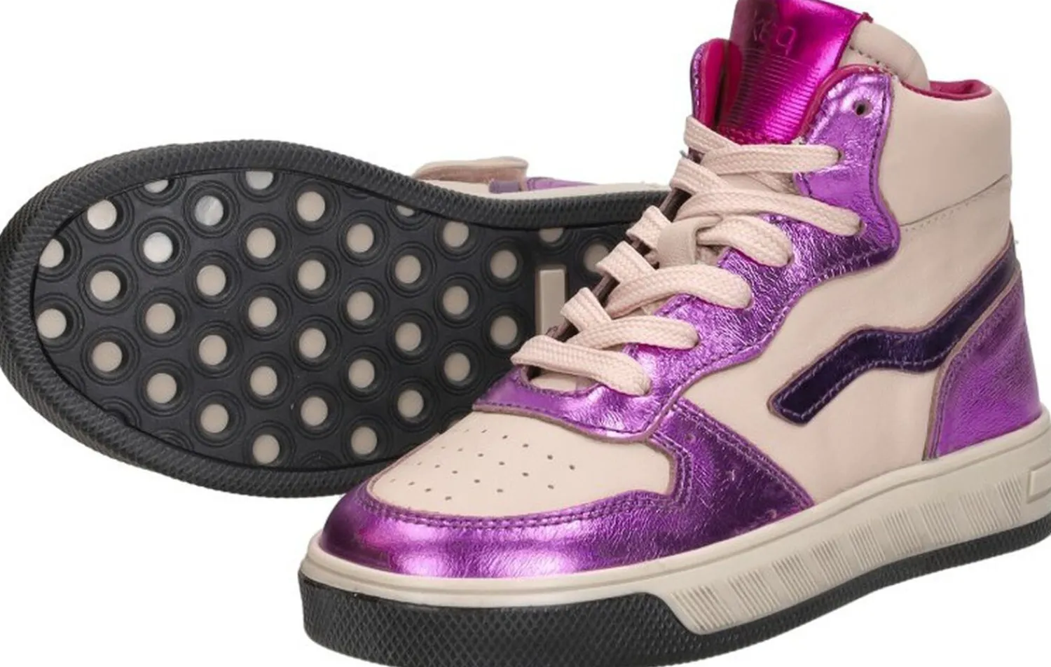 Keq Veterschoen hoog Paars Discount