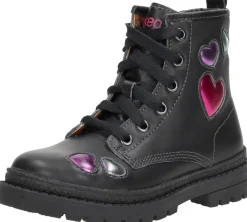 Keq Veterschoen hoog Zwart New