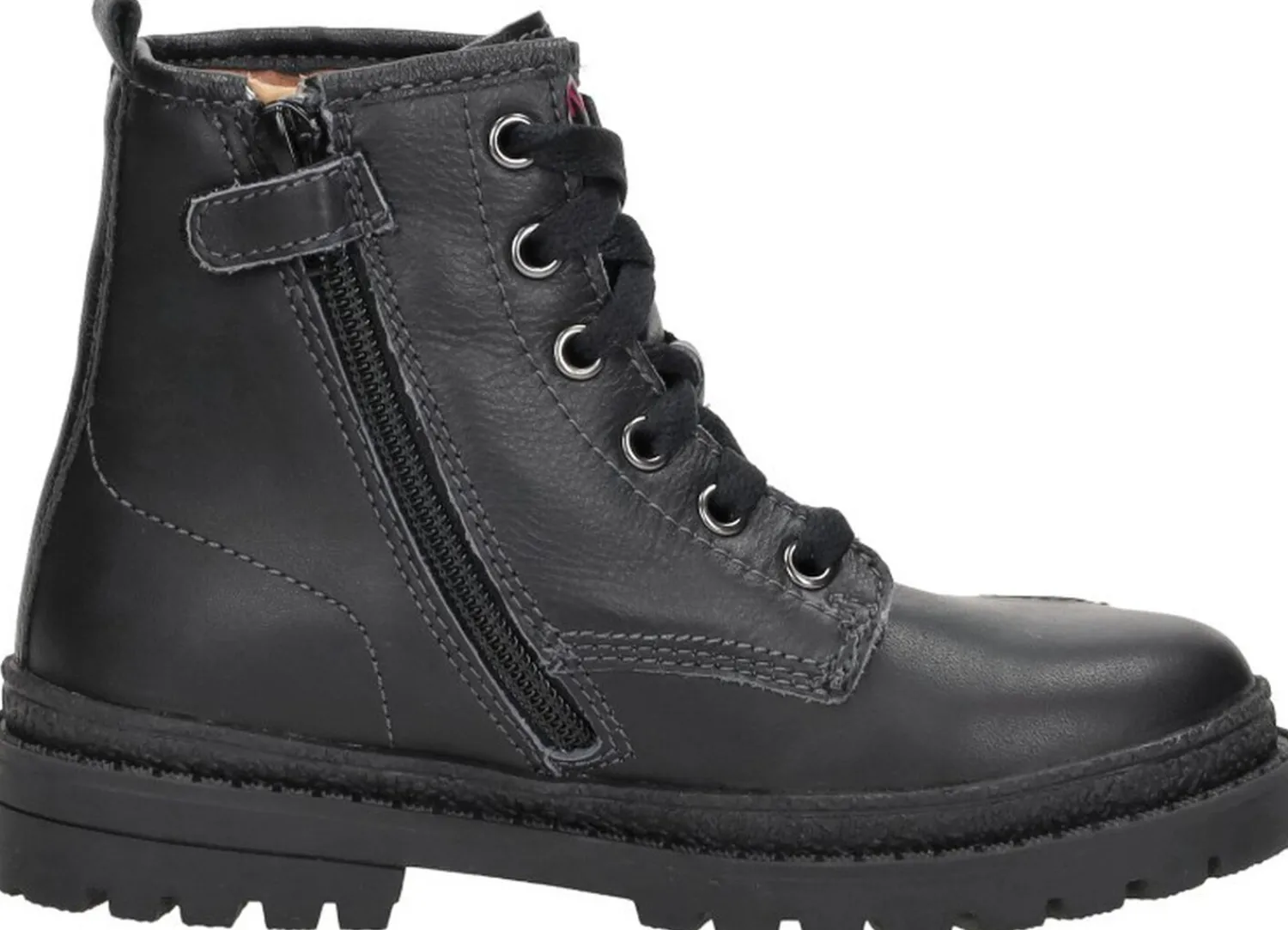 Keq Veterschoen hoog Zwart New