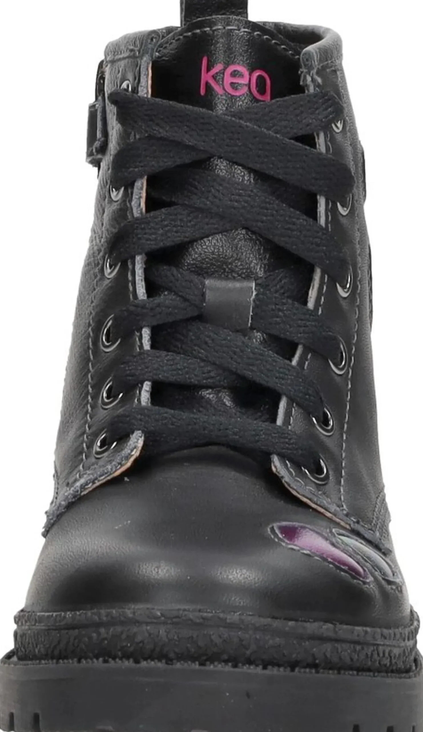 Keq Veterschoen hoog Zwart New