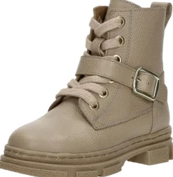 Keq Veterschoen hoog Beige Fashion