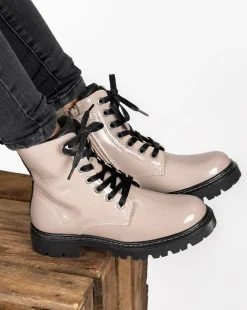 Sub55 Veterschoen hoog Taupe Sale