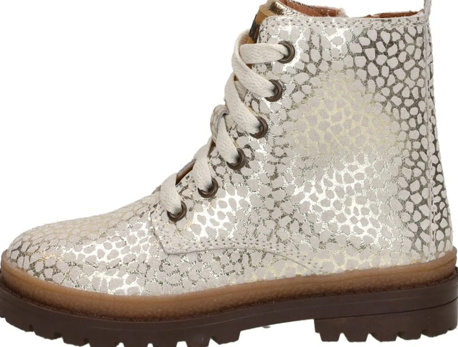 Keq Veterschoen hoog Goudkleur Hot
