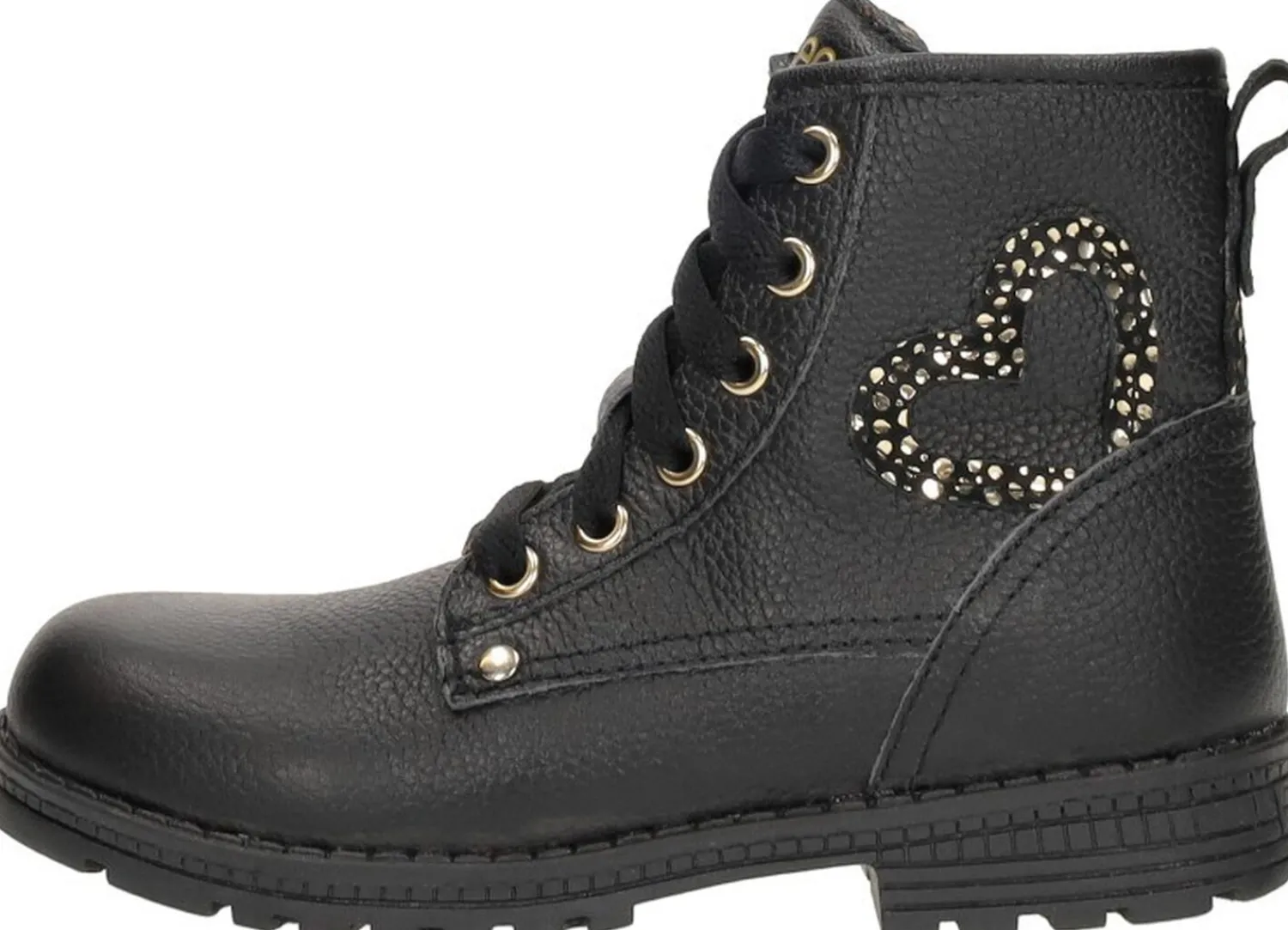Keq Veterschoen hoog Zwart Clearance