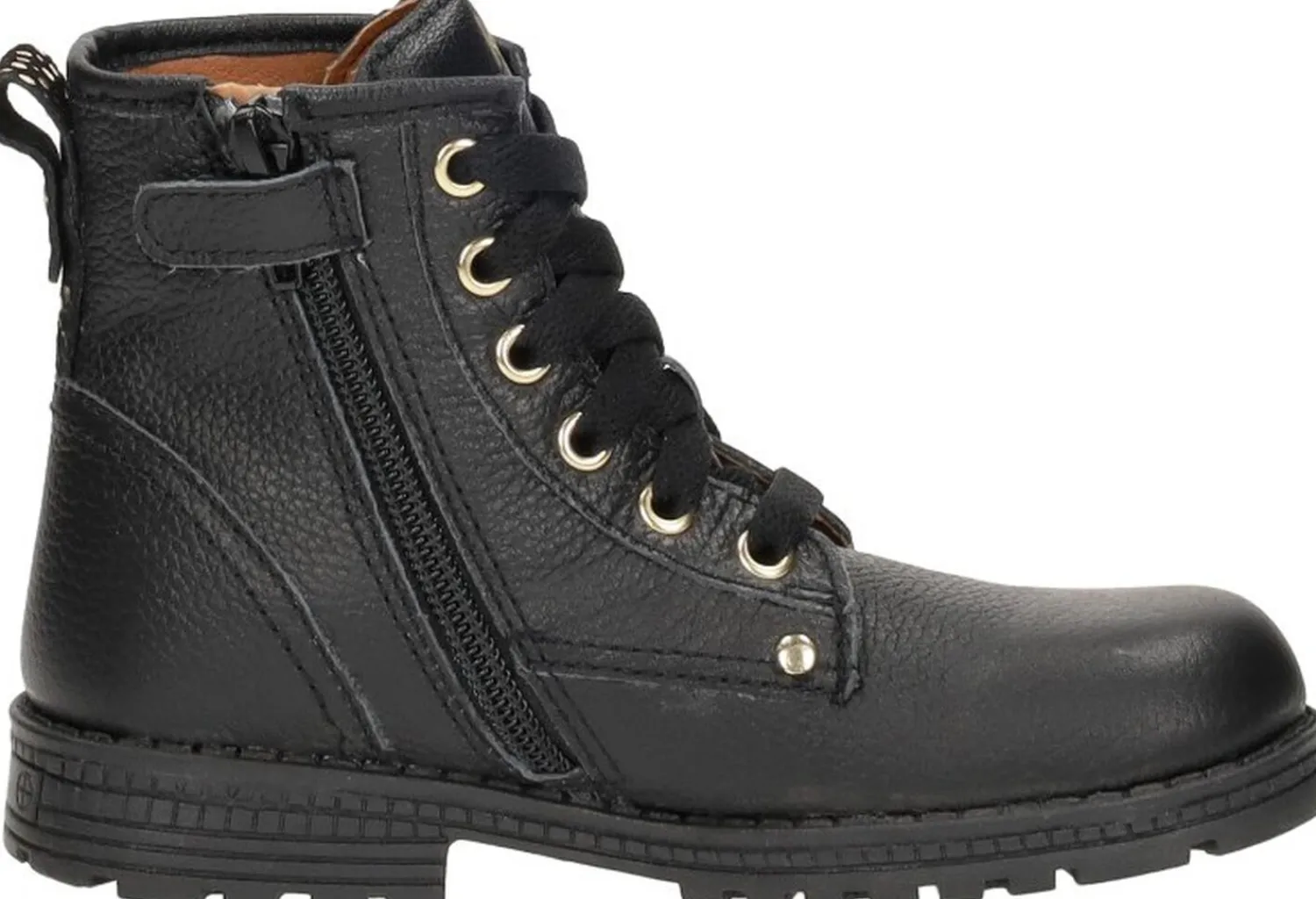 Keq Veterschoen hoog Zwart Clearance
