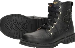 Keq Veterschoen hoog Zwart Clearance