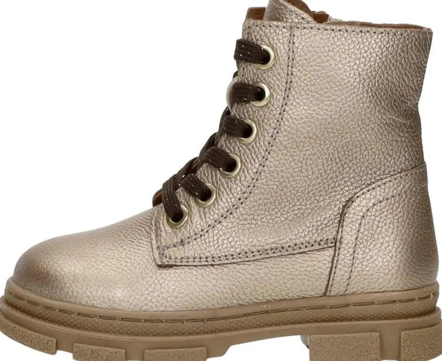 Keq Veterschoen hoog Goudkleur Clearance