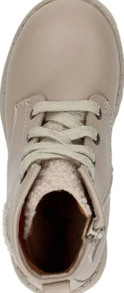 Keq Veterschoen hoog Beige New