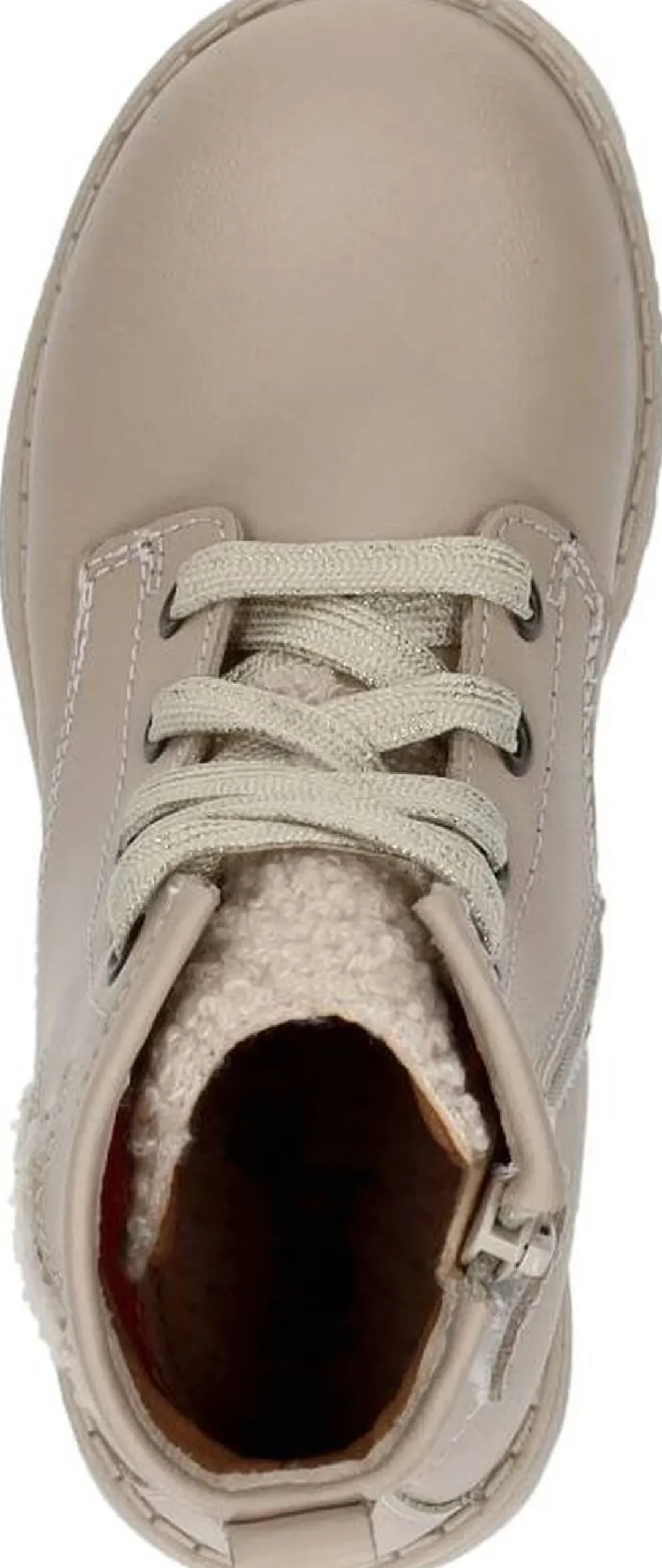 Keq Veterschoen hoog Beige New