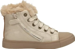 Shoesme Veterschoen hoog Goudkleur Sale