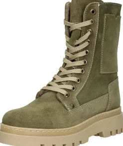 Sub55 Veterschoen hoog Groen Fashion