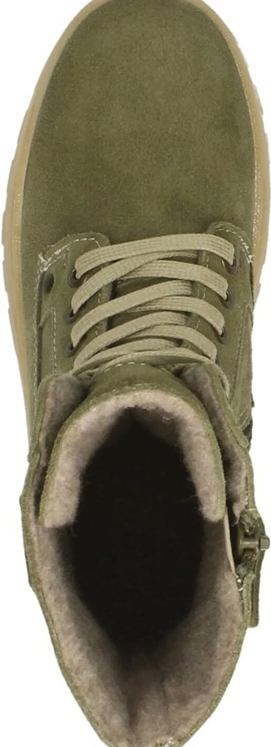 Sub55 Veterschoen hoog Groen Fashion