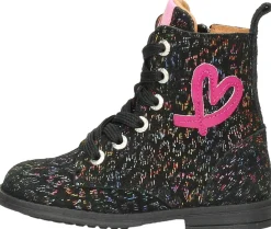 Develab Veterschoen hoog Zwart Fashion