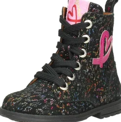 Develab Veterschoen hoog Zwart Fashion