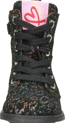 Develab Veterschoen hoog Zwart Fashion