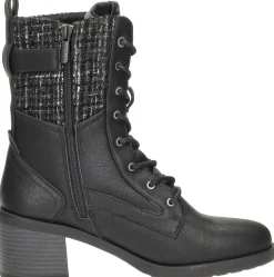 Mustang Veterschoenen Hak Zwart Sale