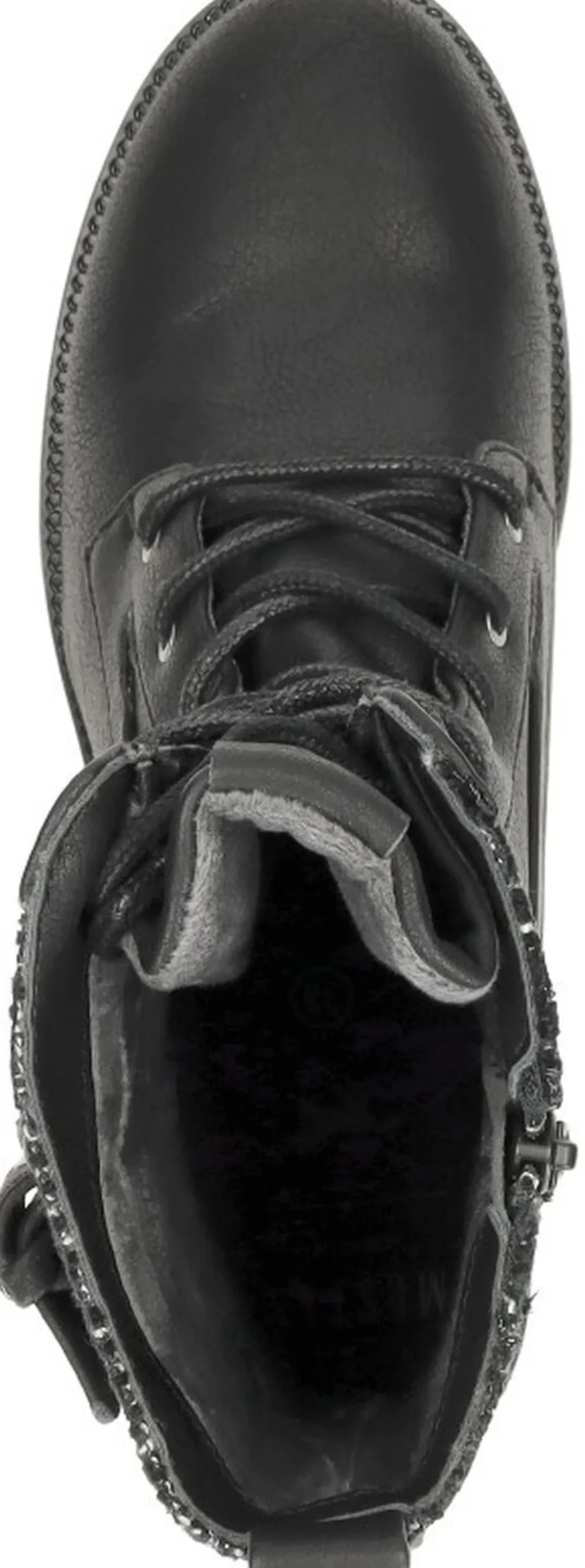 Mustang Veterschoenen Hak Zwart Sale
