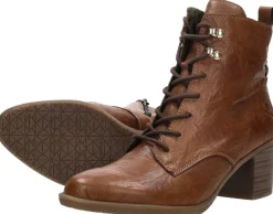 Rieker Veterschoenen Hak Cognac Discount