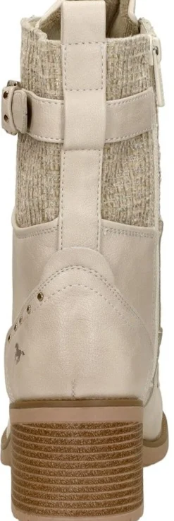 Mustang Veterschoenen Hak Gebroken wit Online