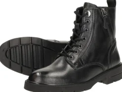 Sub55 Veterschoenen Hoog Zwart Discount