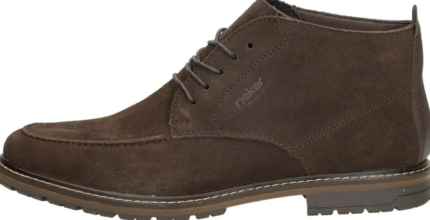 Rieker Veterschoenen Hoog Donkerbruin Outlet