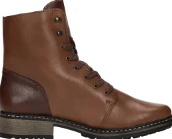 Rieker Veterschoenen Hoog Cognac Discount