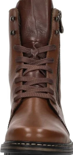 Rieker Veterschoenen Hoog Cognac Discount