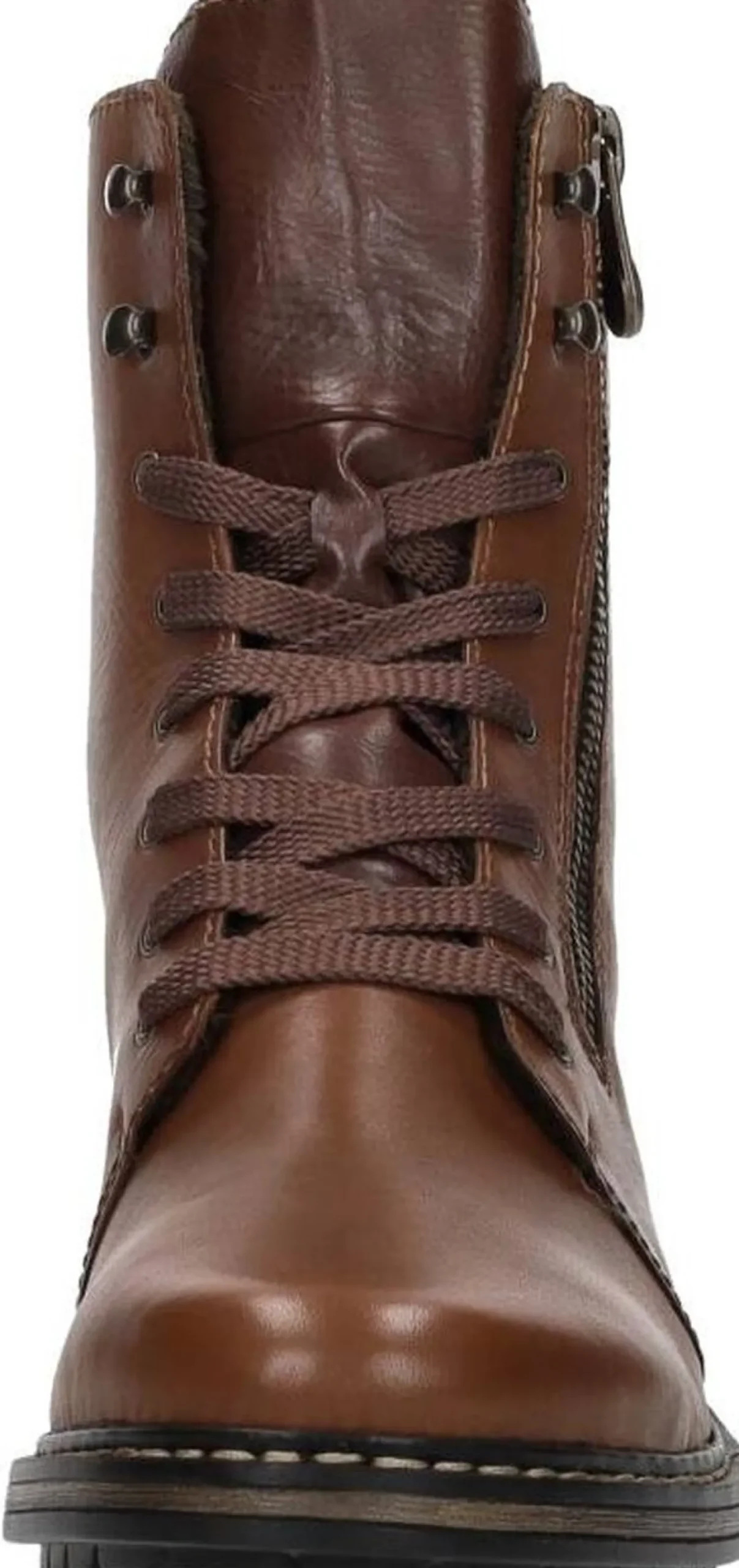 Rieker Veterschoenen Hoog Cognac Discount