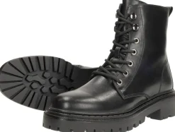 Sub55 Veterschoenen Hoog Zwart Sale