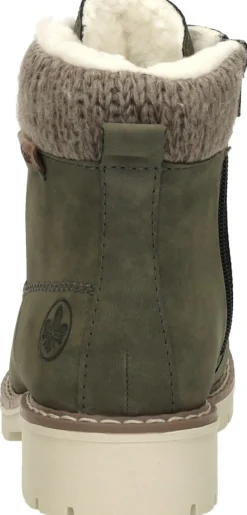 Rieker Veterschoenen Hoog Groen Fashion