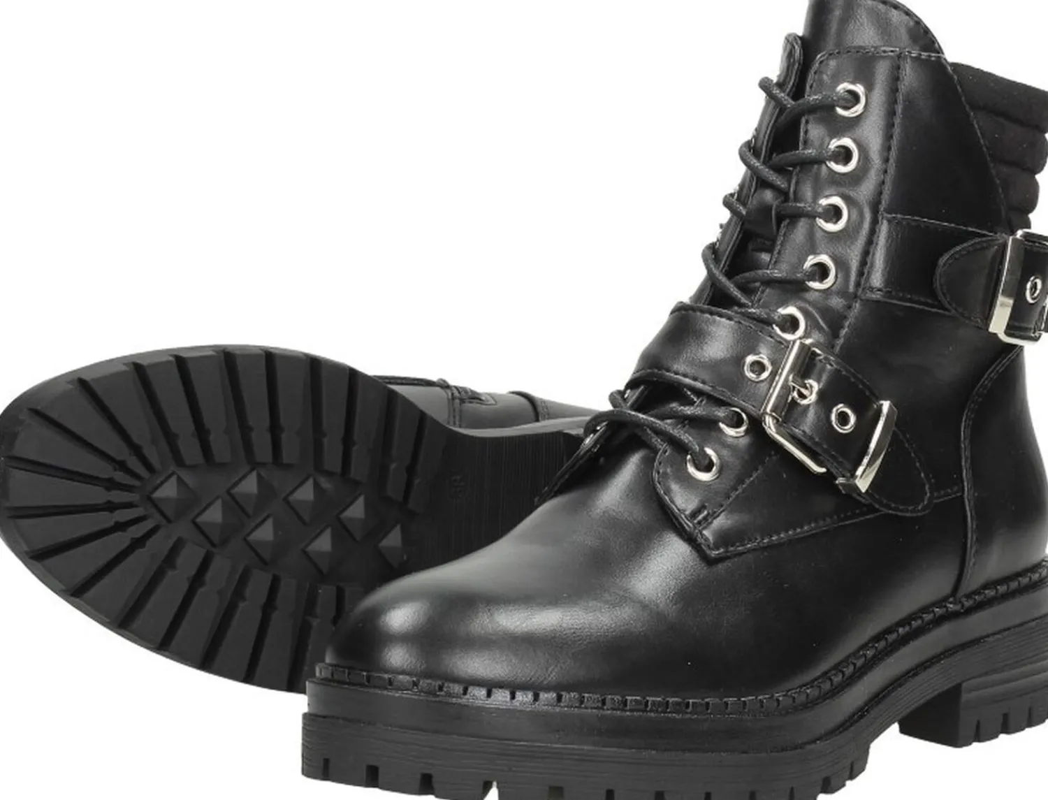Sub55 Veterschoenen Hoog Zwart New