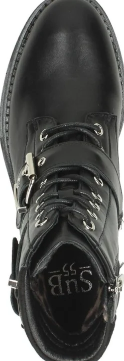 Sub55 Veterschoenen Hoog Zwart New