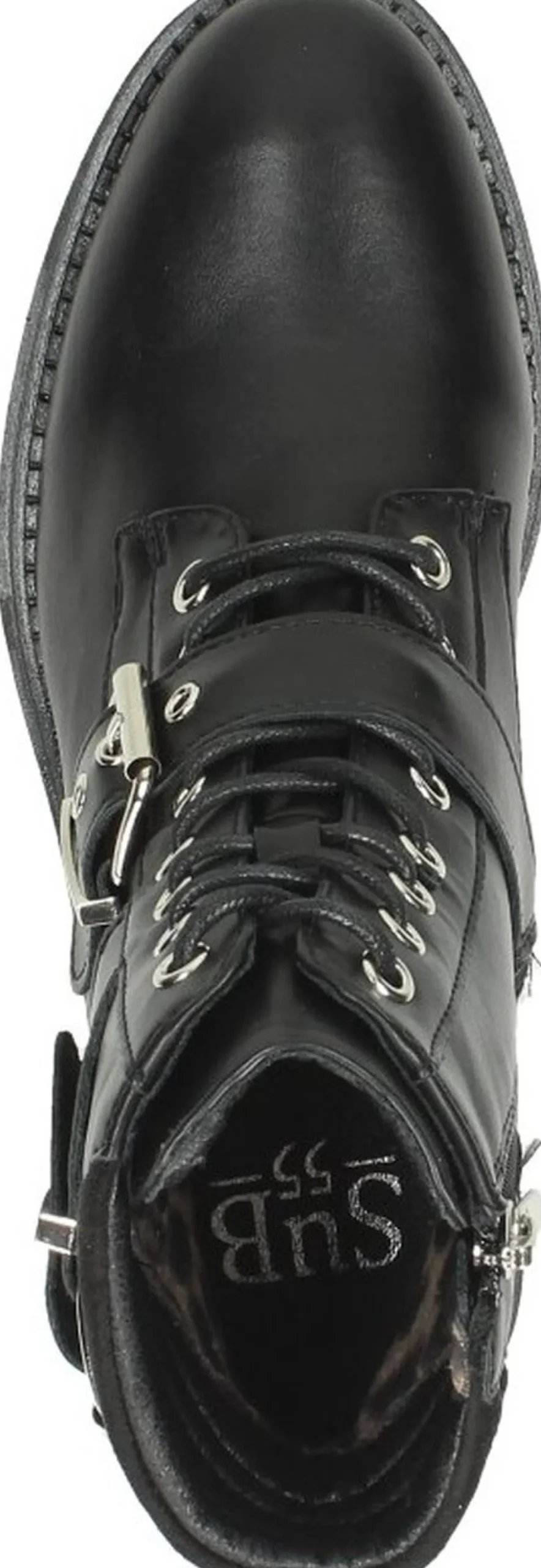 Sub55 Veterschoenen Hoog Zwart New