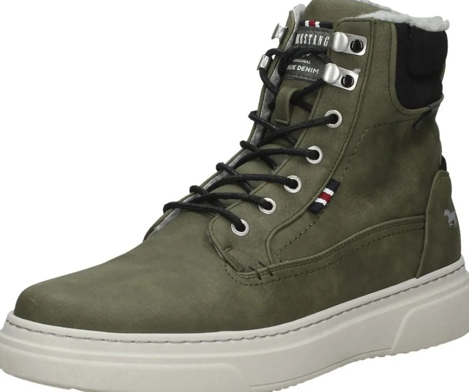 Mustang Veterschoenen Hoog Groen Discount