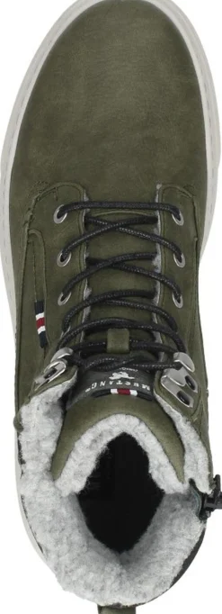 Mustang Veterschoenen Hoog Groen Discount