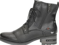 Mustang Veterschoenen Hoog Zwart Discount