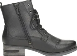 Mustang Veterschoenen Hoog Zwart Discount