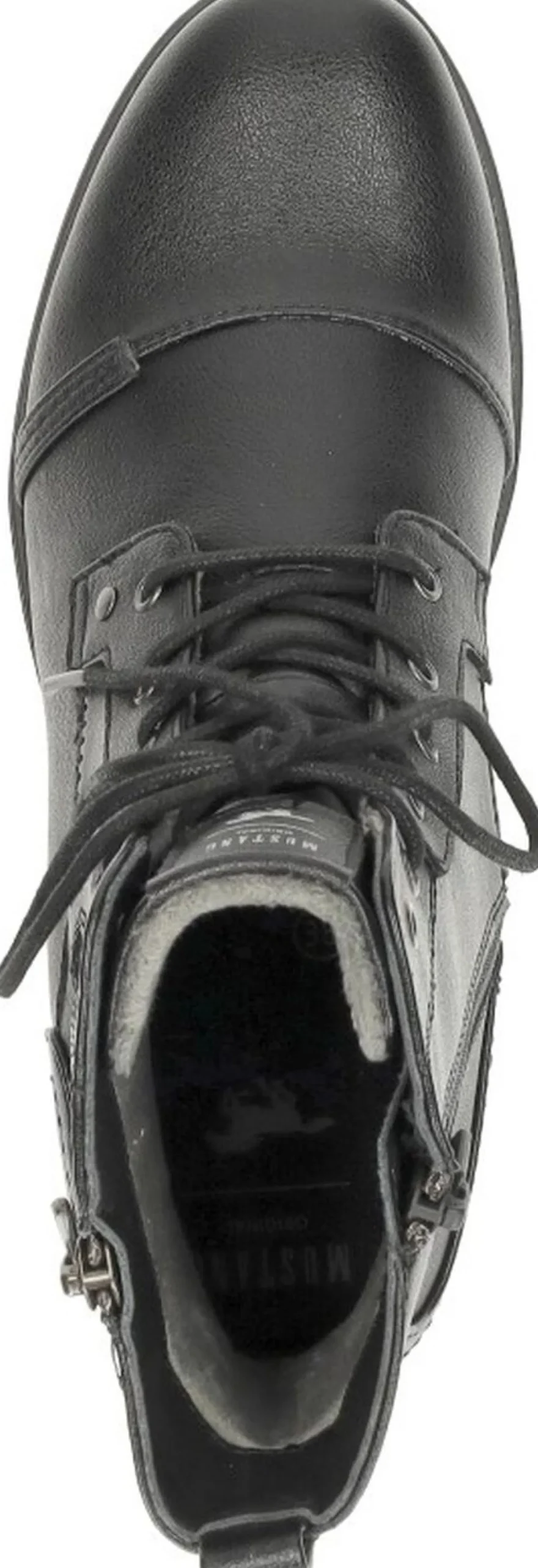Mustang Veterschoenen Hoog Zwart Discount