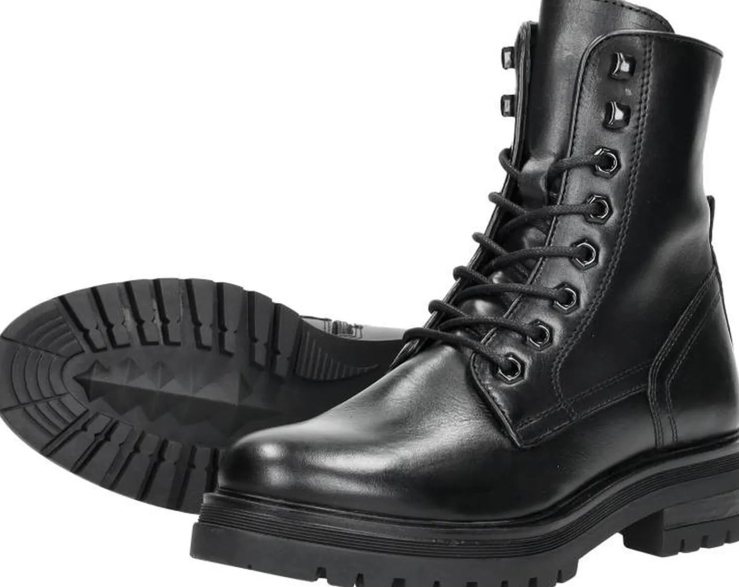 Sub55 Veterschoenen Hoog Zwart Clearance