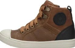 Keq Veterschoenen Hoog Cognac Outlet