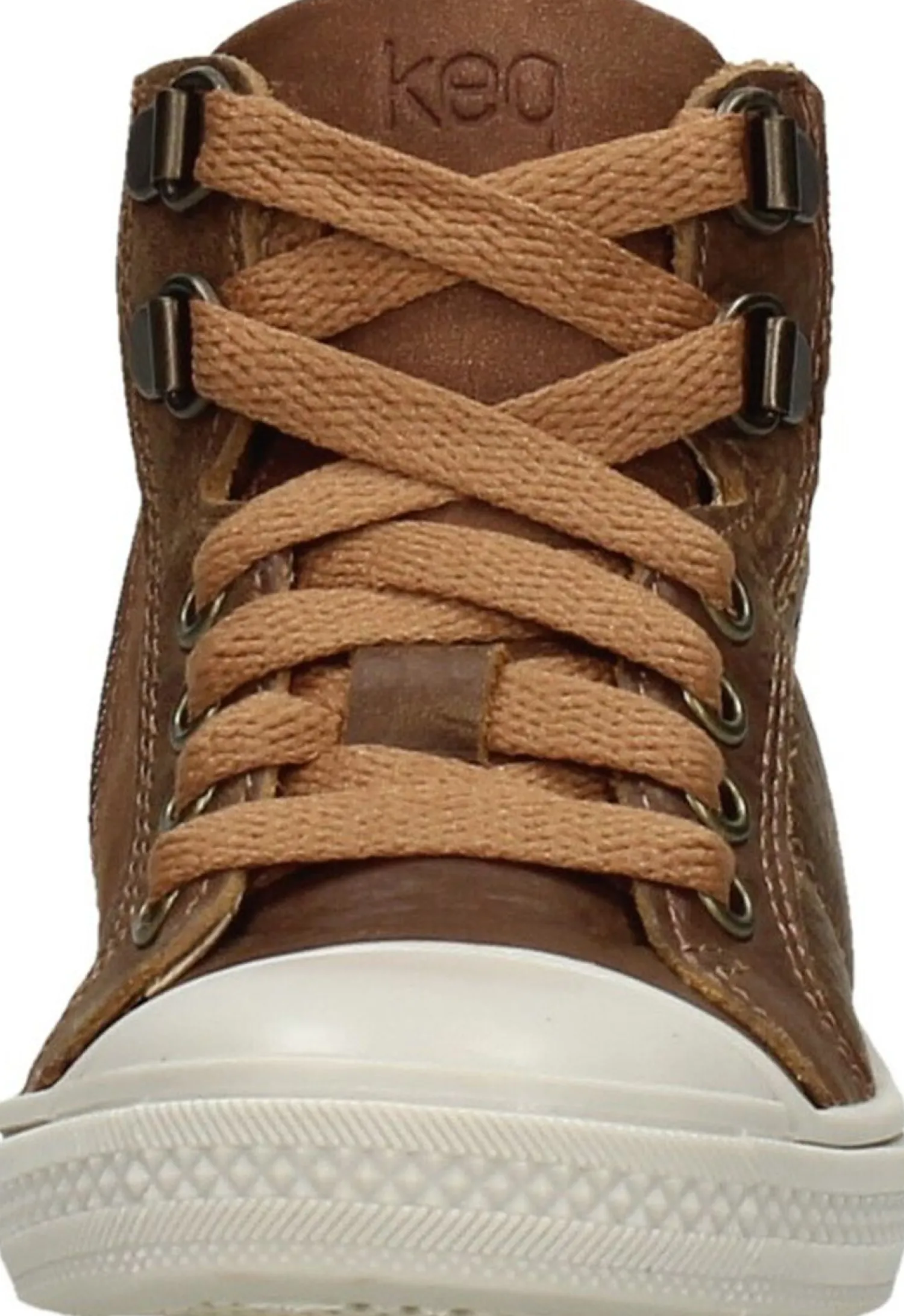 Keq Veterschoenen Hoog Cognac Outlet