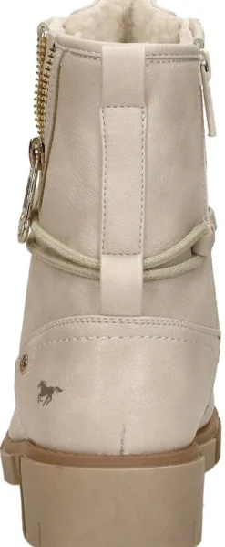 Mustang Veterschoenen Hoog Gebroken wit Fashion
