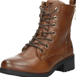 Mustang Veterschoenen Hoog Cognac New