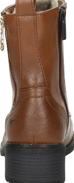 Mustang Veterschoenen Hoog Cognac New