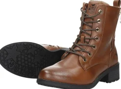 Mustang Veterschoenen Hoog Cognac New