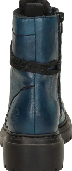 Rieker Veterschoenen Hoog Petrol Best