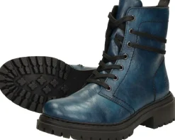 Rieker Veterschoenen Hoog Petrol Best