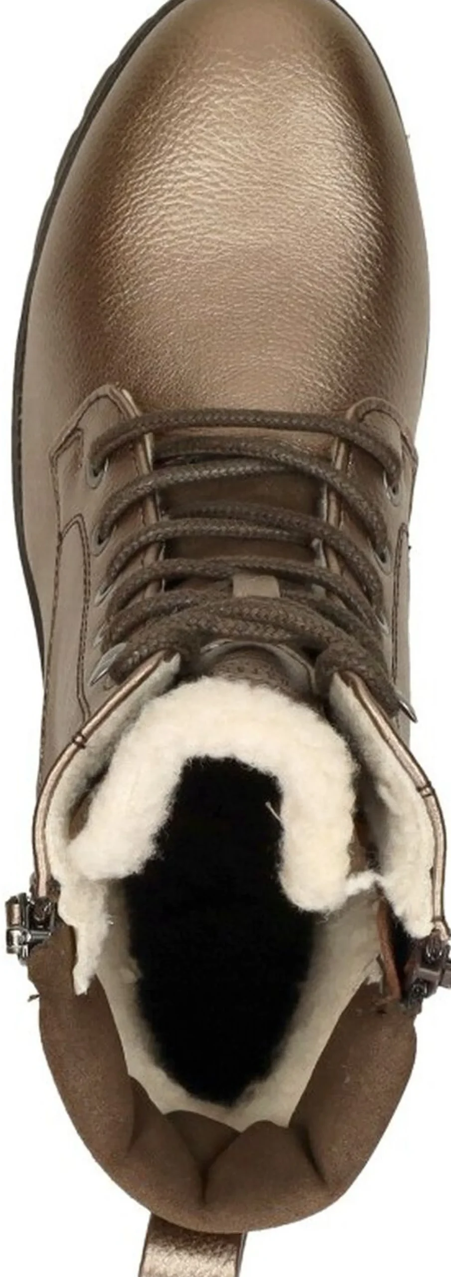 Mustang Veterschoenen Hoog Goudkleur New