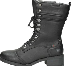 Mustang Veterschoenen Hoog Zwart Online